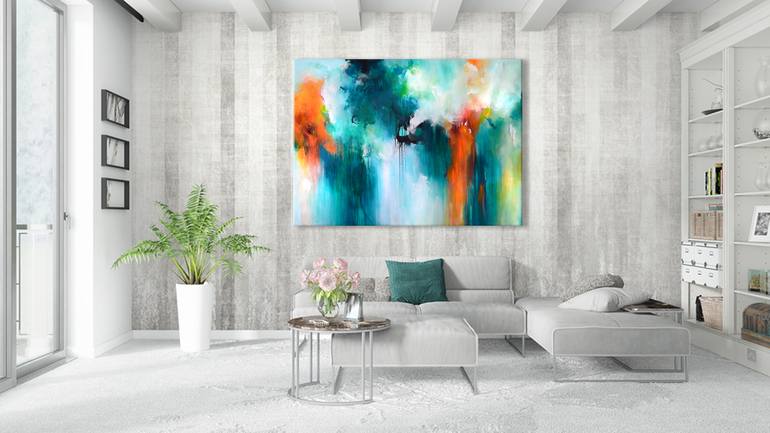 Original Abstract Painting by Kirsten Handelmann