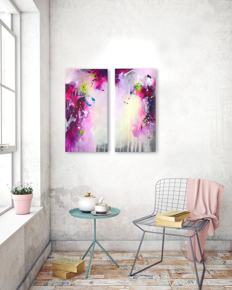 Original Abstract Painting by Kirsten Handelmann