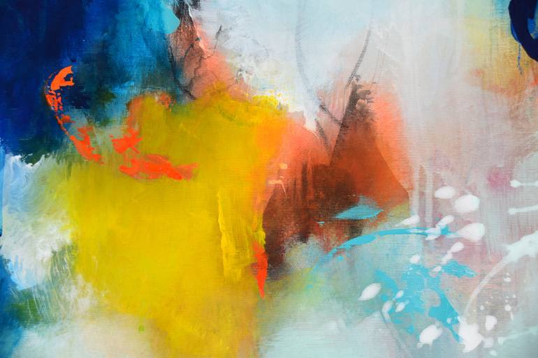 Original Abstract Painting by Kirsten Handelmann