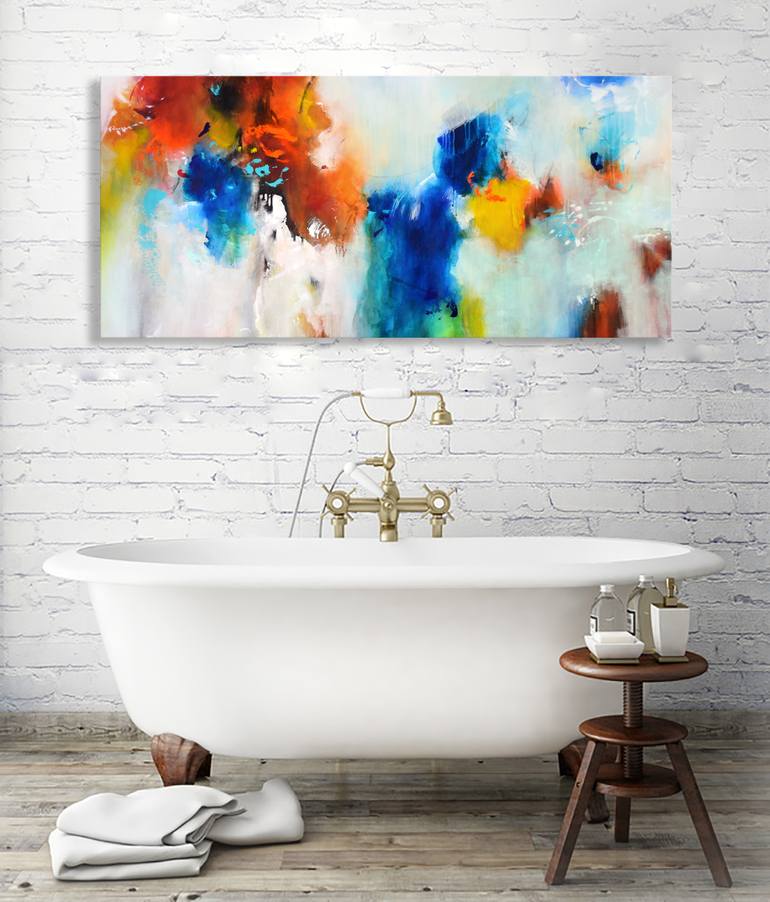 Original Abstract Painting by Kirsten Handelmann