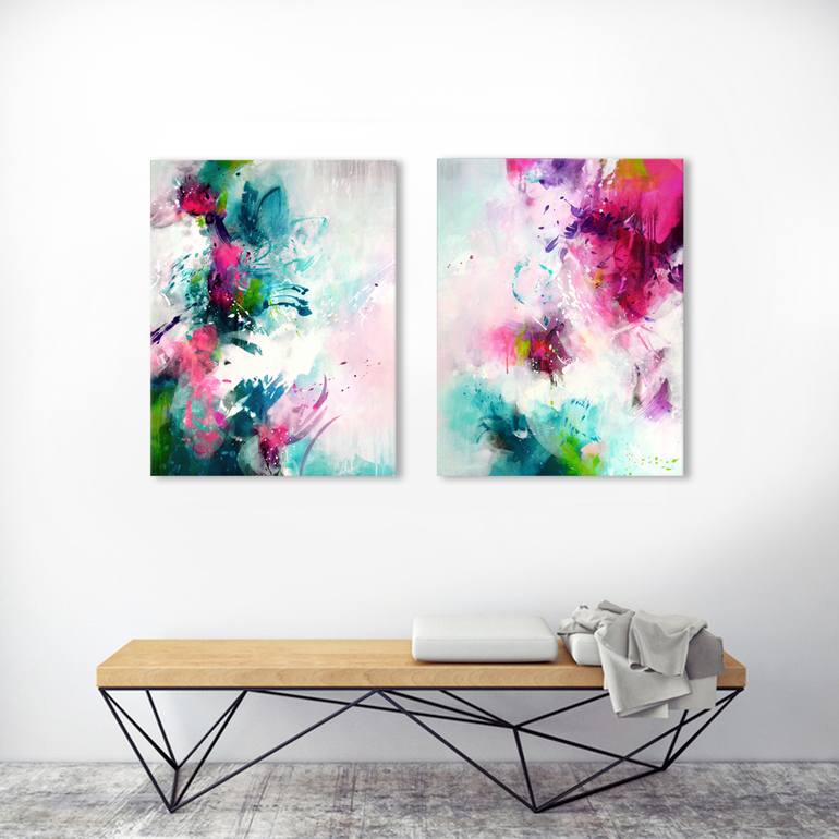 Original Abstract Painting by Kirsten Handelmann