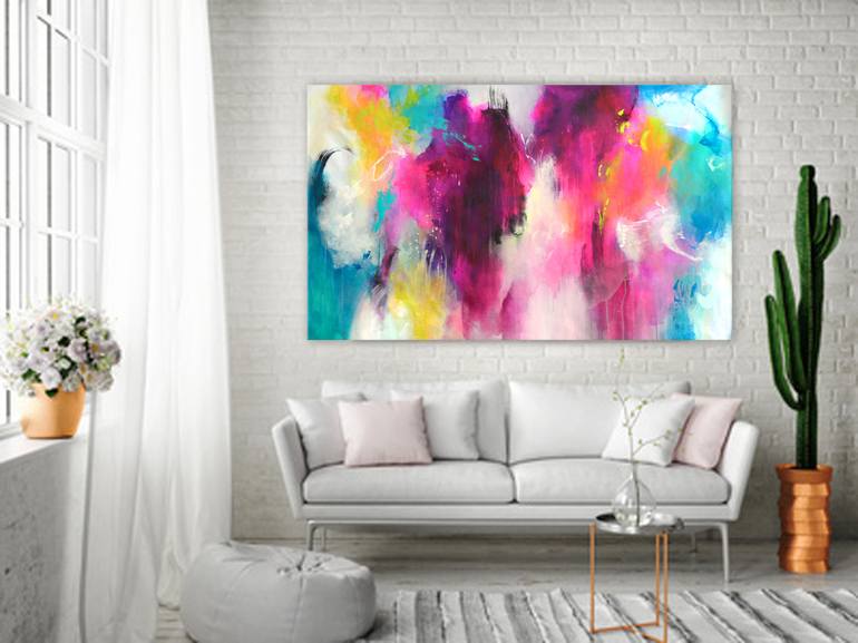 Original Abstract Painting by Kirsten Handelmann