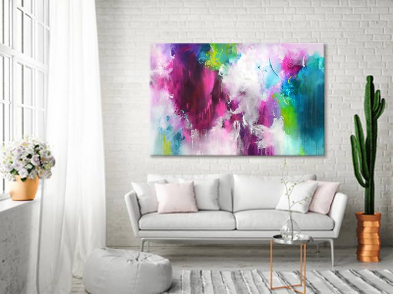 Original Abstract Painting by Kirsten Handelmann