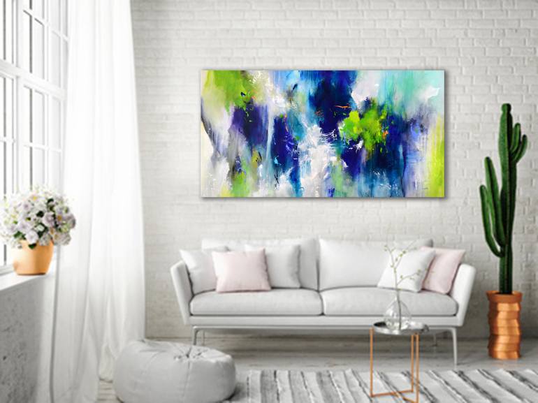 Original Abstract Painting by Kirsten Handelmann