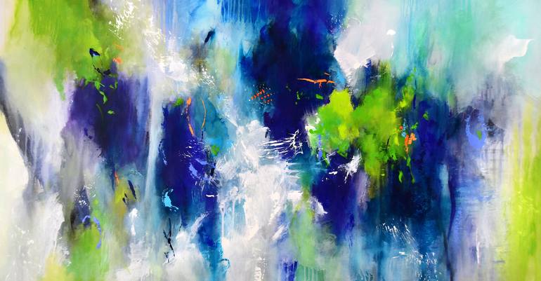 Original Abstract Painting by Kirsten Handelmann