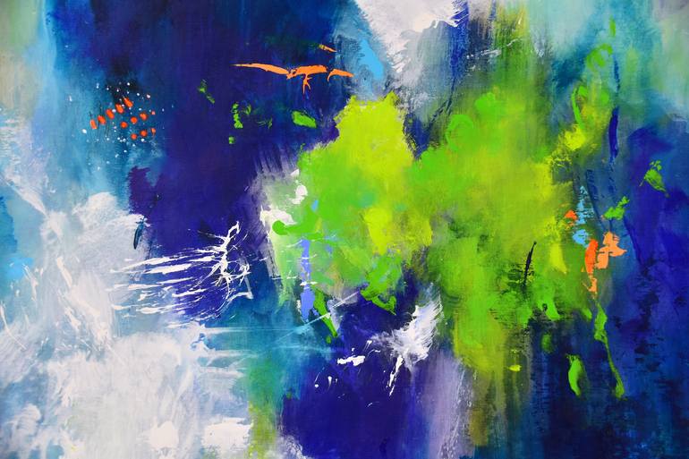 Original Abstract Painting by Kirsten Handelmann