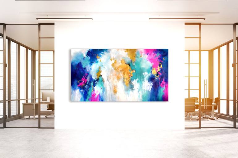 Original Abstract Painting by Kirsten Handelmann