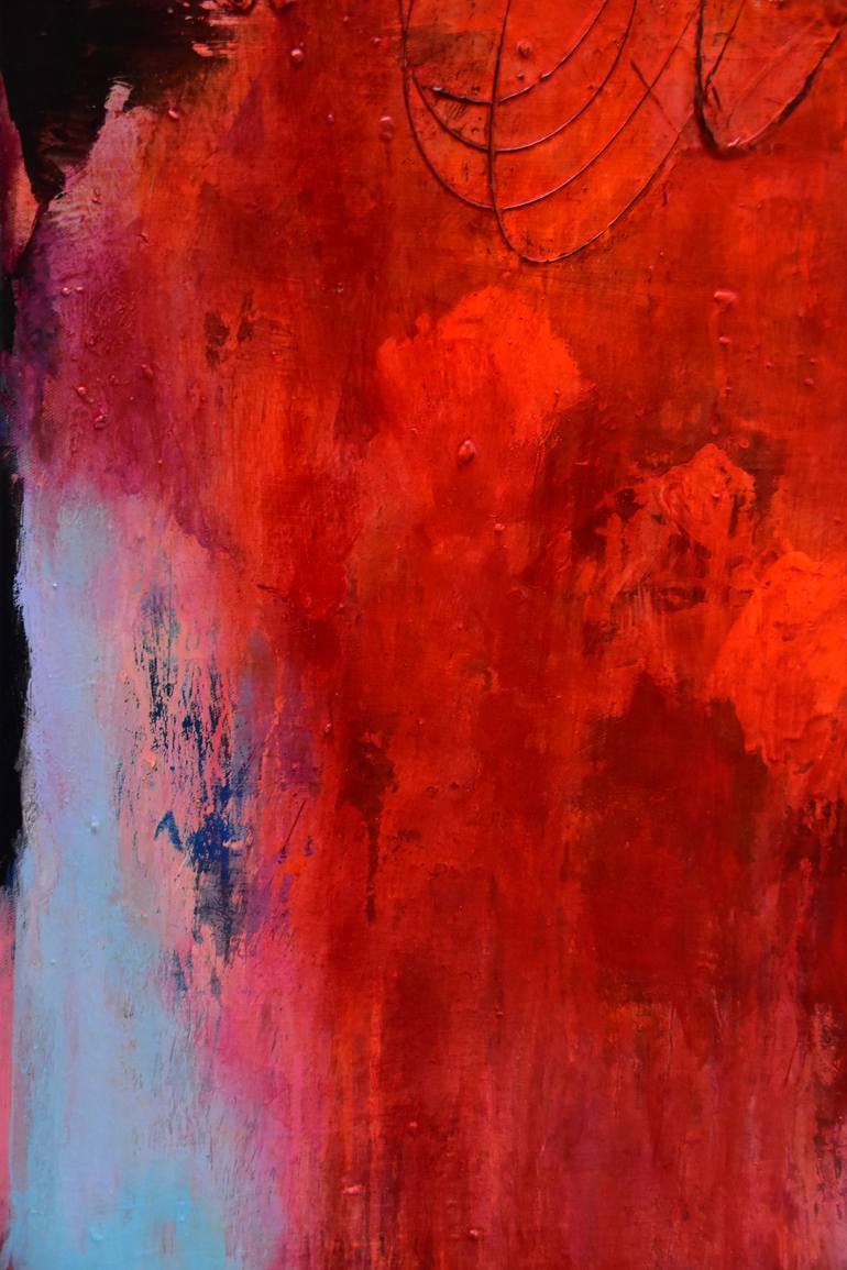 Original Abstract Expressionism Abstract Painting by Kirsten Handelmann