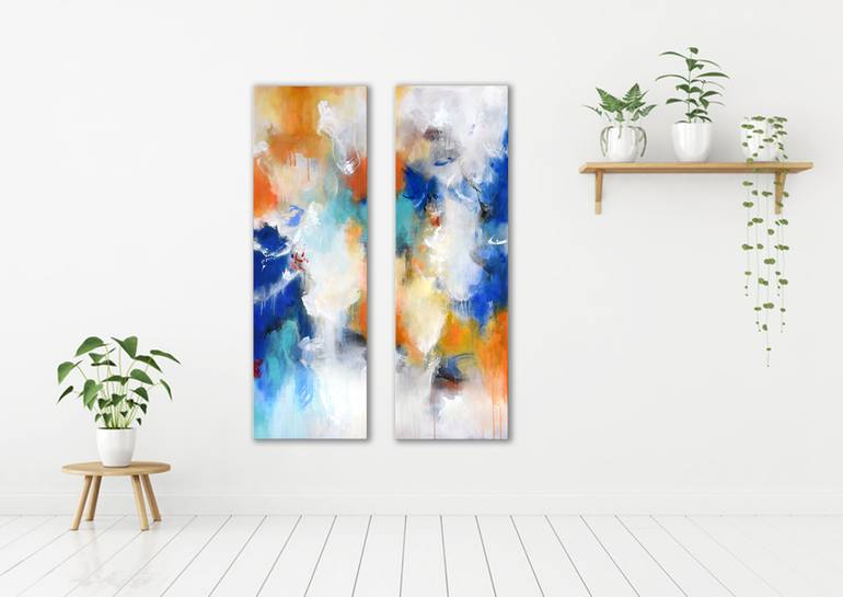 Original Abstract Painting by Kirsten Handelmann