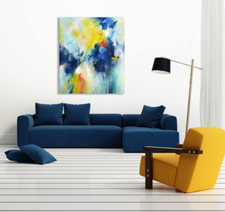 Original Abstract Painting by Kirsten Handelmann