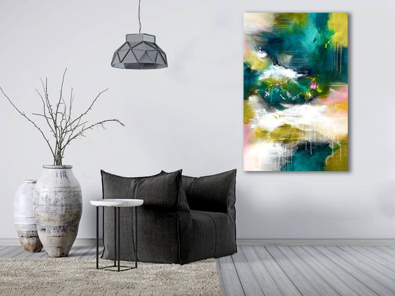Original Abstract Painting by Kirsten Handelmann