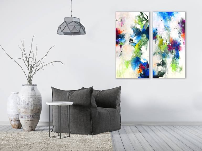 Original Abstract Painting by Kirsten Handelmann