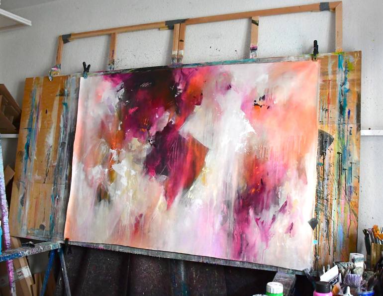 Original Abstract Painting by Kirsten Handelmann