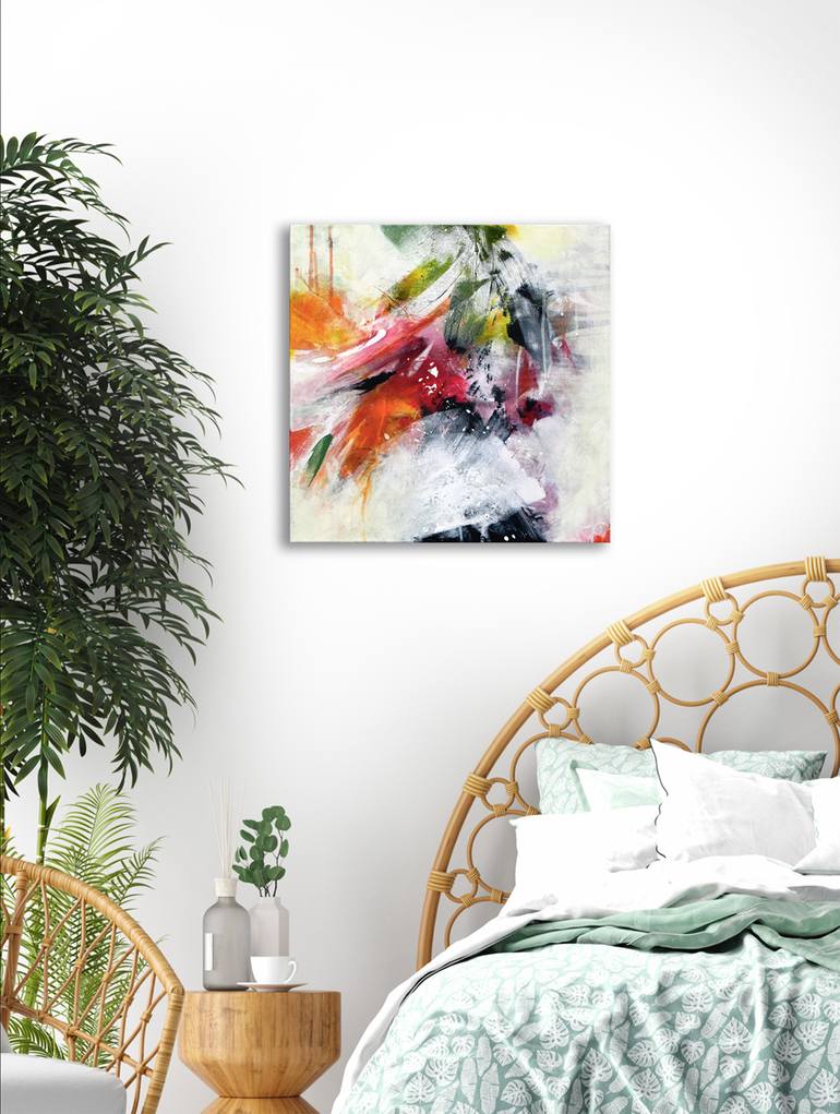 Original Abstract Expressionism Abstract Painting by Kirsten Handelmann