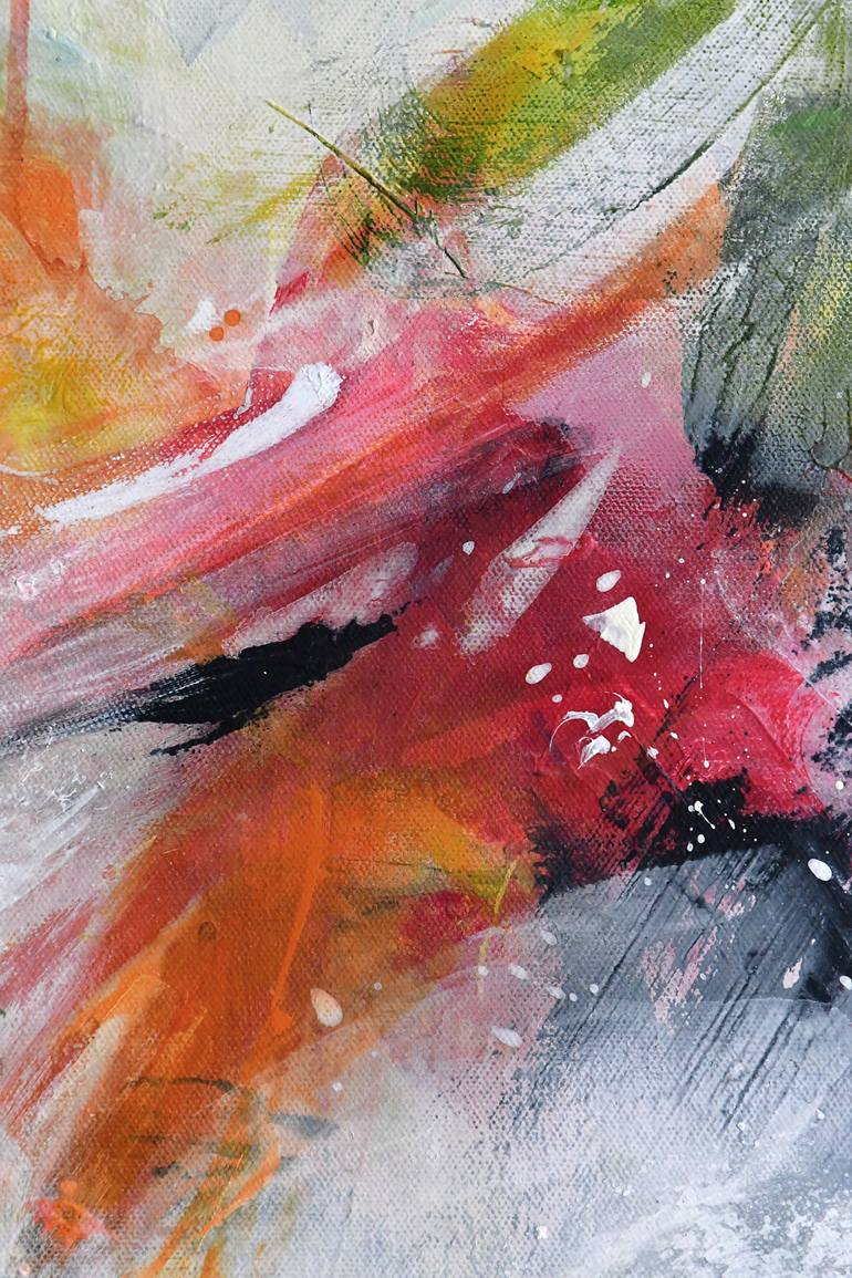 Original Abstract Expressionism Abstract Painting by Kirsten Handelmann