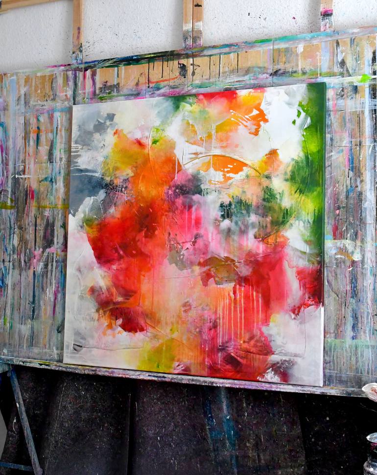 Original Abstract Painting by Kirsten Handelmann