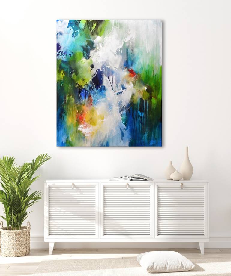 Original Abstract Painting by Kirsten Handelmann