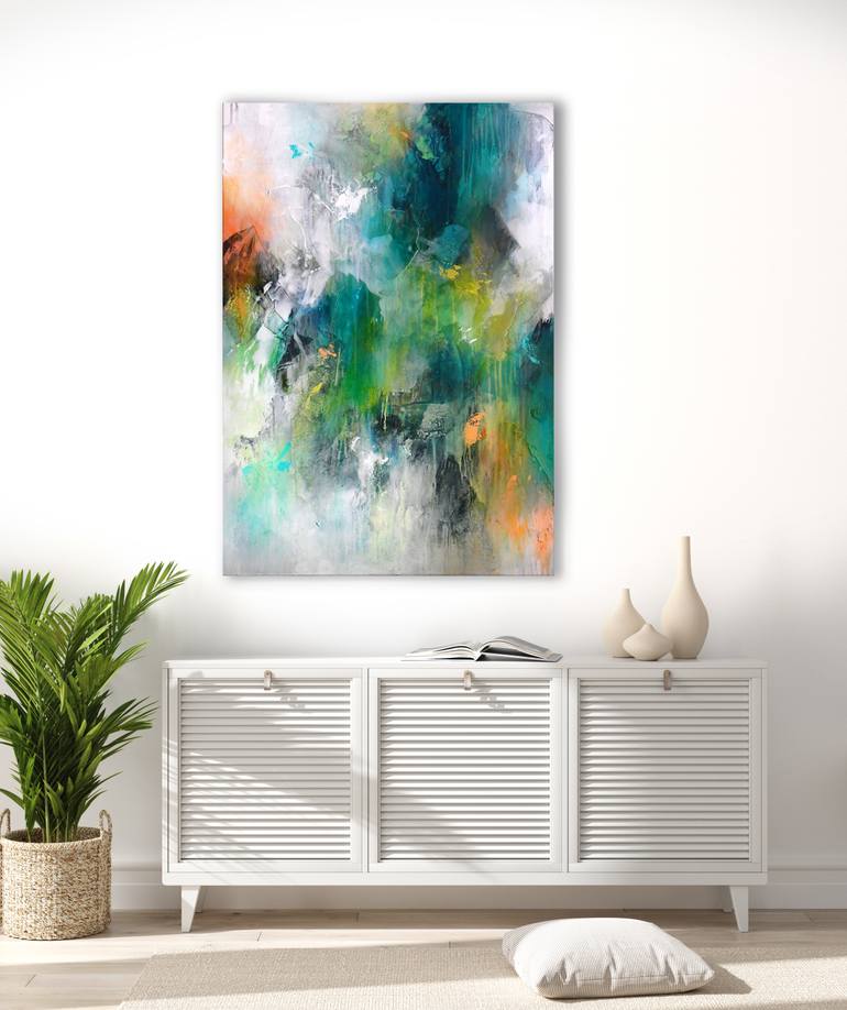 Original Abstract Painting by Kirsten Handelmann