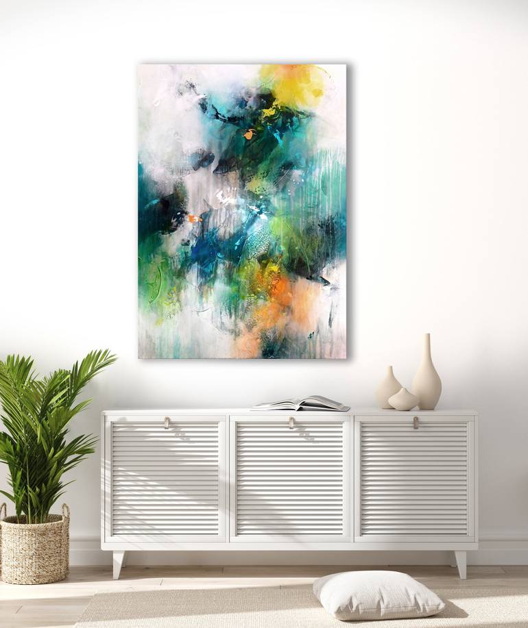 Original Abstract Painting by Kirsten Handelmann