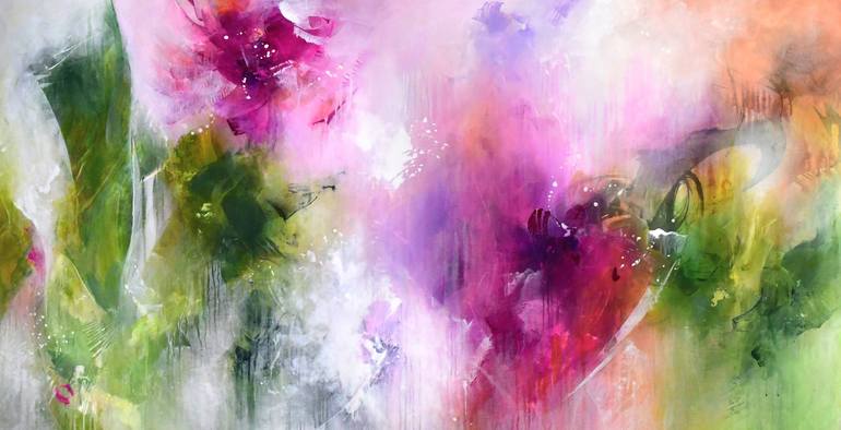 Original Abstract Painting by Kirsten Handelmann