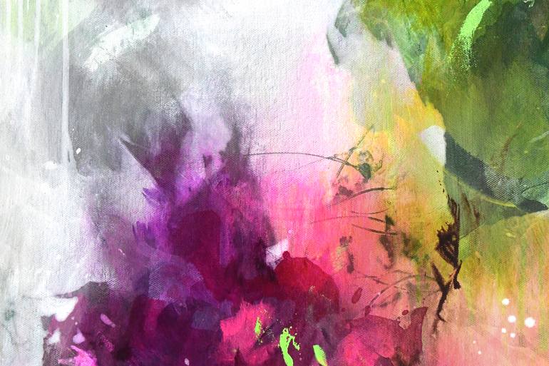 Original Abstract Expressionism Abstract Painting by Kirsten Handelmann