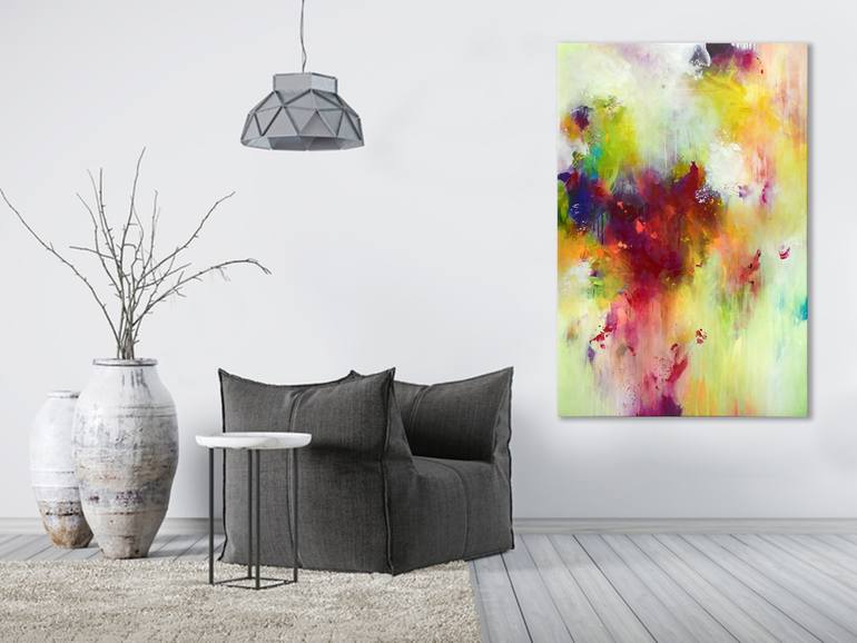 Original Abstract Painting by Kirsten Handelmann