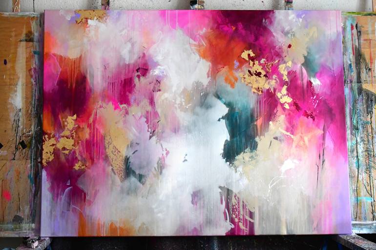 Original Abstract Painting by Kirsten Handelmann