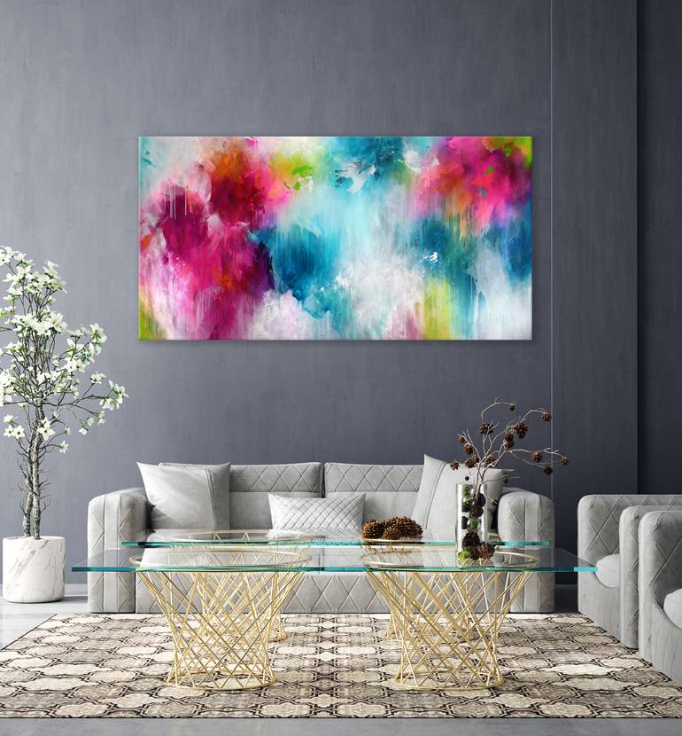 Original Abstract Painting by Kirsten Handelmann