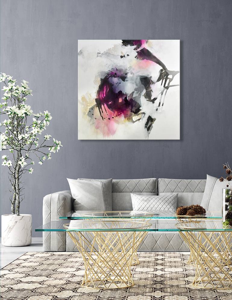 Original Abstract Expressionism Abstract Painting by Kirsten Handelmann