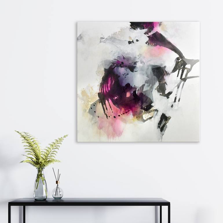 Original Abstract Expressionism Abstract Painting by Kirsten Handelmann