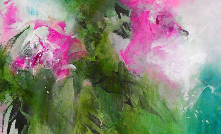 Original Abstract Painting by Kirsten Handelmann