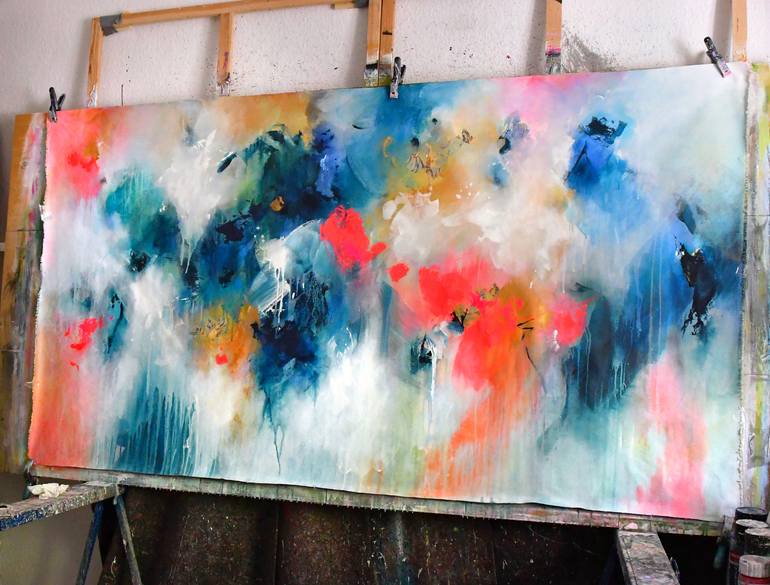 Original Abstract Painting by Kirsten Handelmann