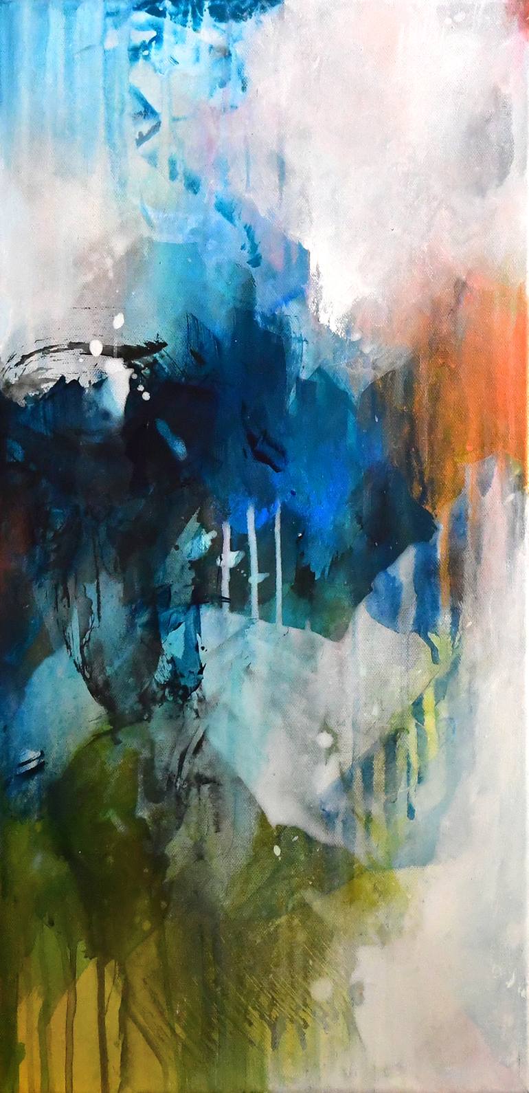 Original Abstract Expressionism Abstract Painting by Kirsten Handelmann