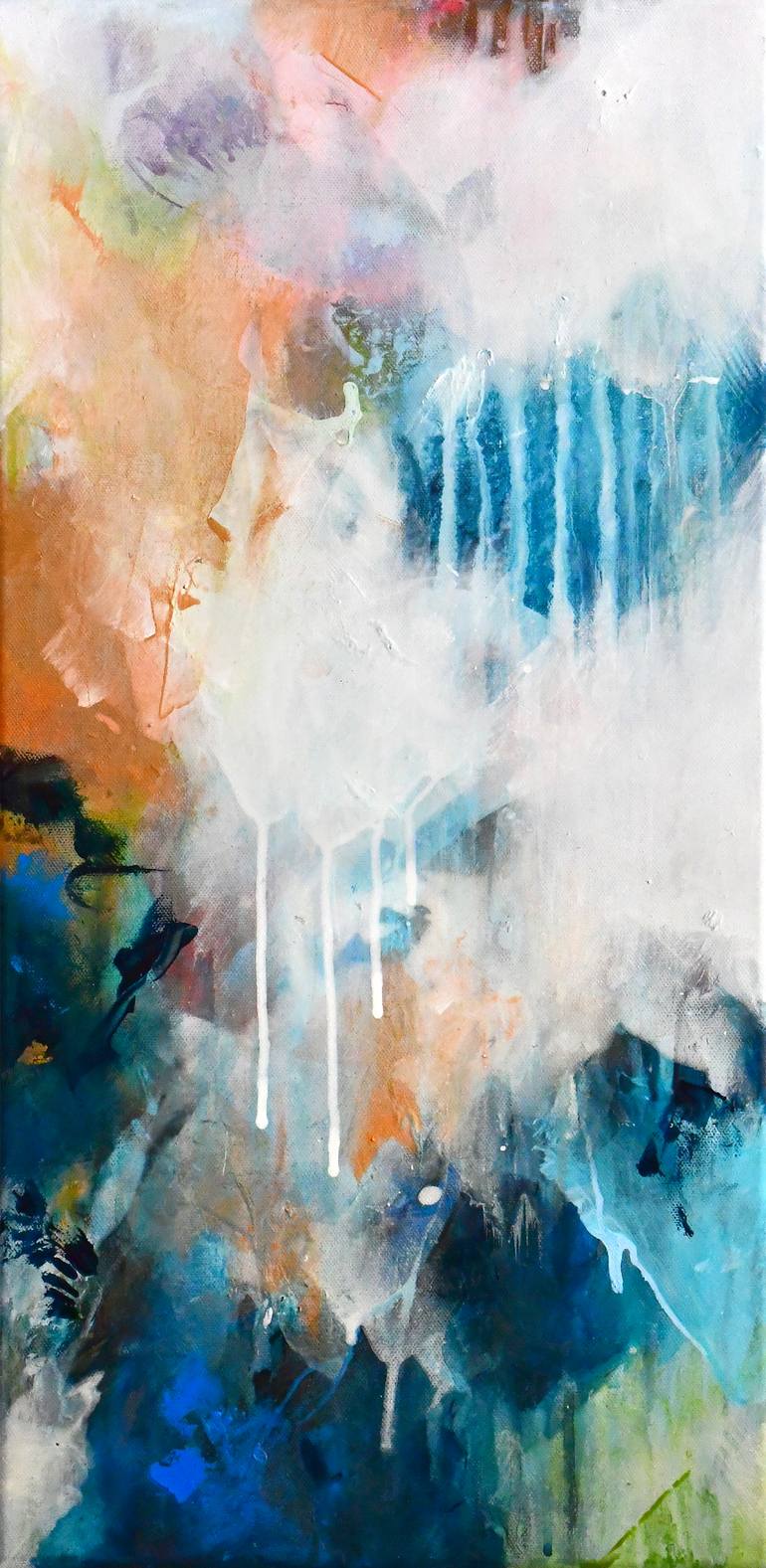 Original Abstract Expressionism Abstract Painting by Kirsten Handelmann