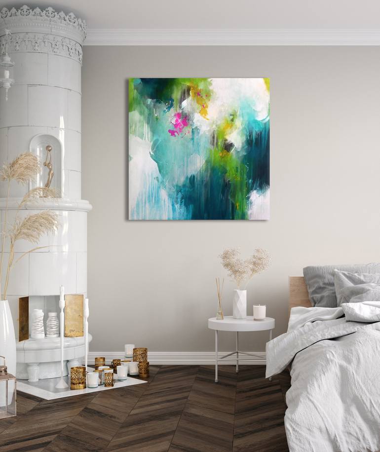 Original Abstract Painting by Kirsten Handelmann