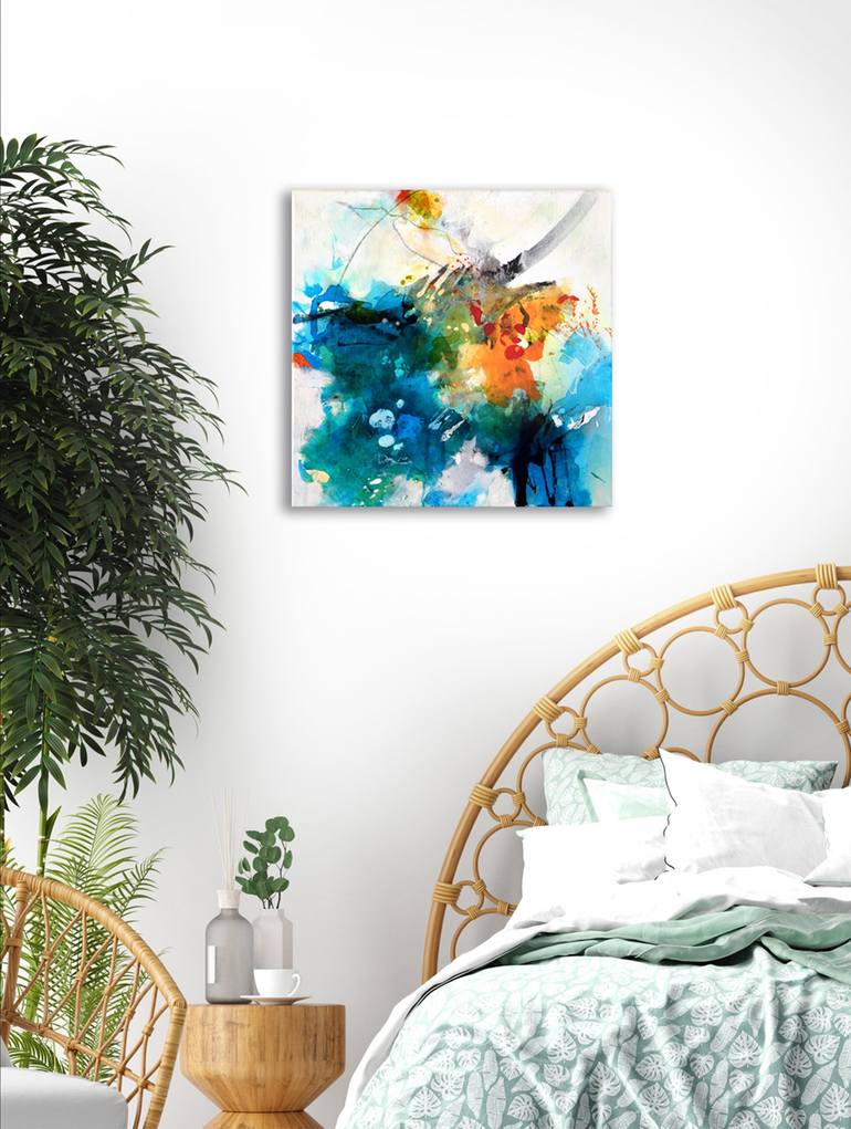 Original Abstract Painting by Kirsten Handelmann