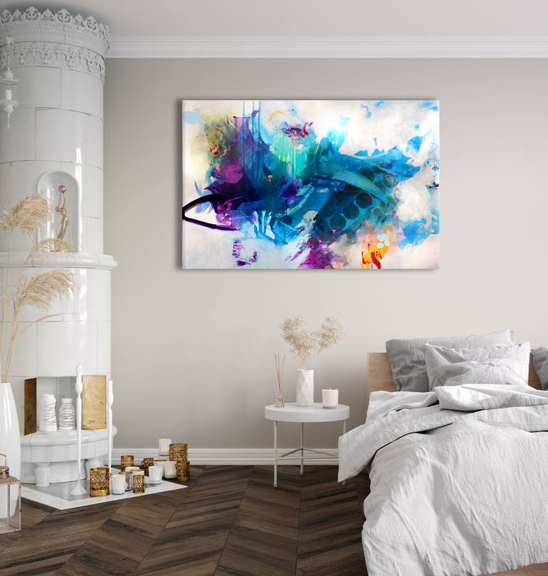 Original Abstract Painting by Kirsten Handelmann