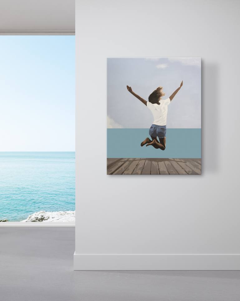 Original Contemporary Seascape Painting by Daniel Gibert