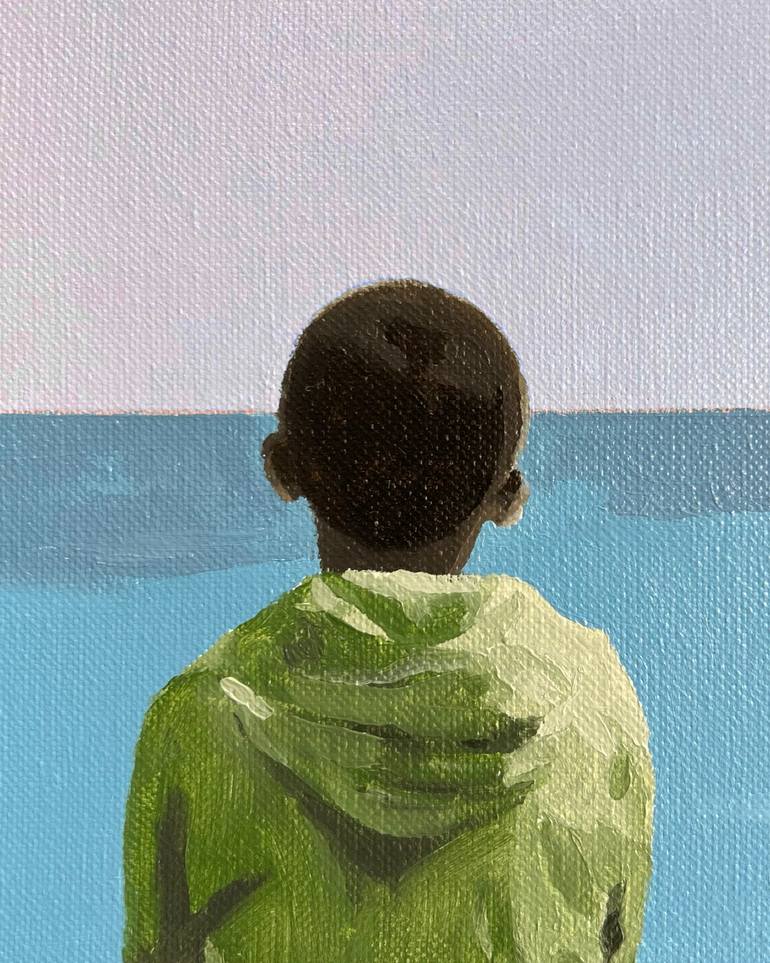 Original Figurative Seascape Painting by Daniel Gibert