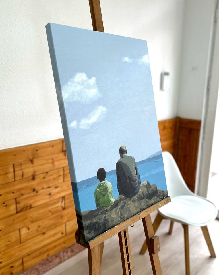 Original Figurative Seascape Painting by Daniel Gibert
