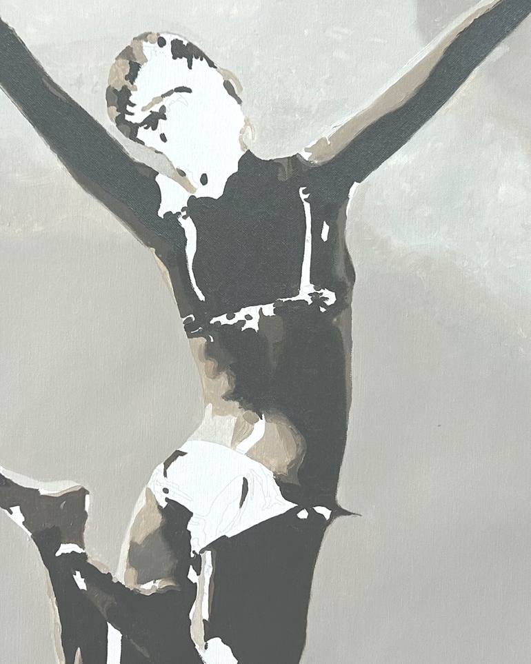 Original Minimalism People Painting by Daniel Gibert