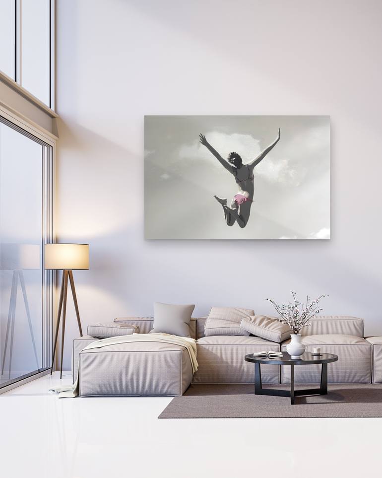 Original Minimalism People Painting by Daniel Gibert