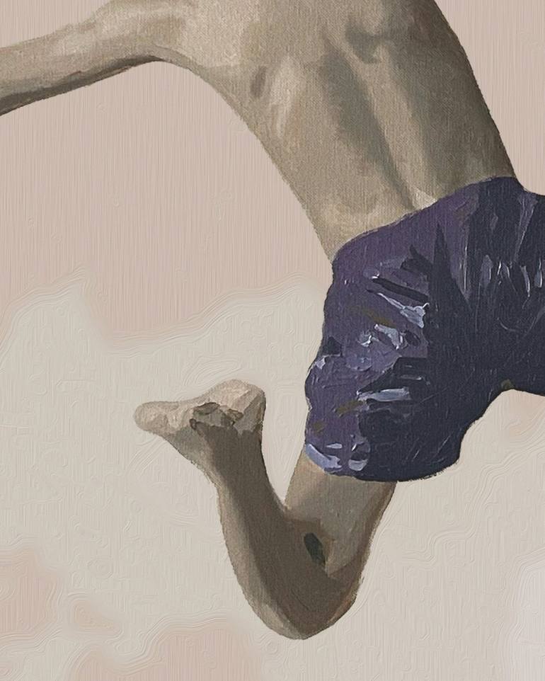 Original Minimalism People Painting by Daniel Gibert