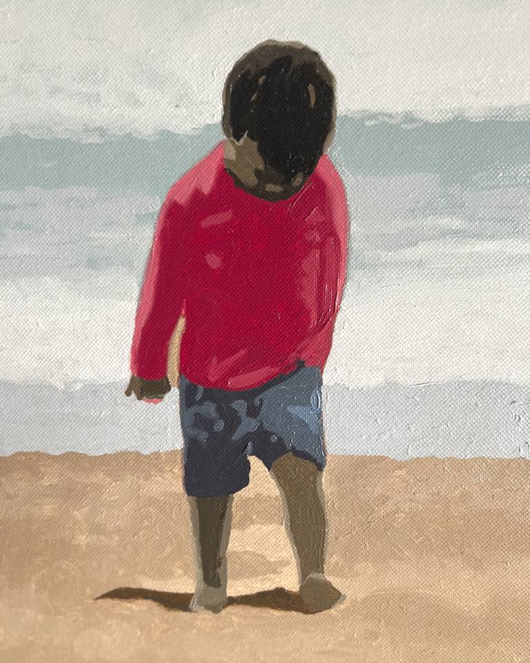 Original Figurative Children Painting by Daniel Gibert