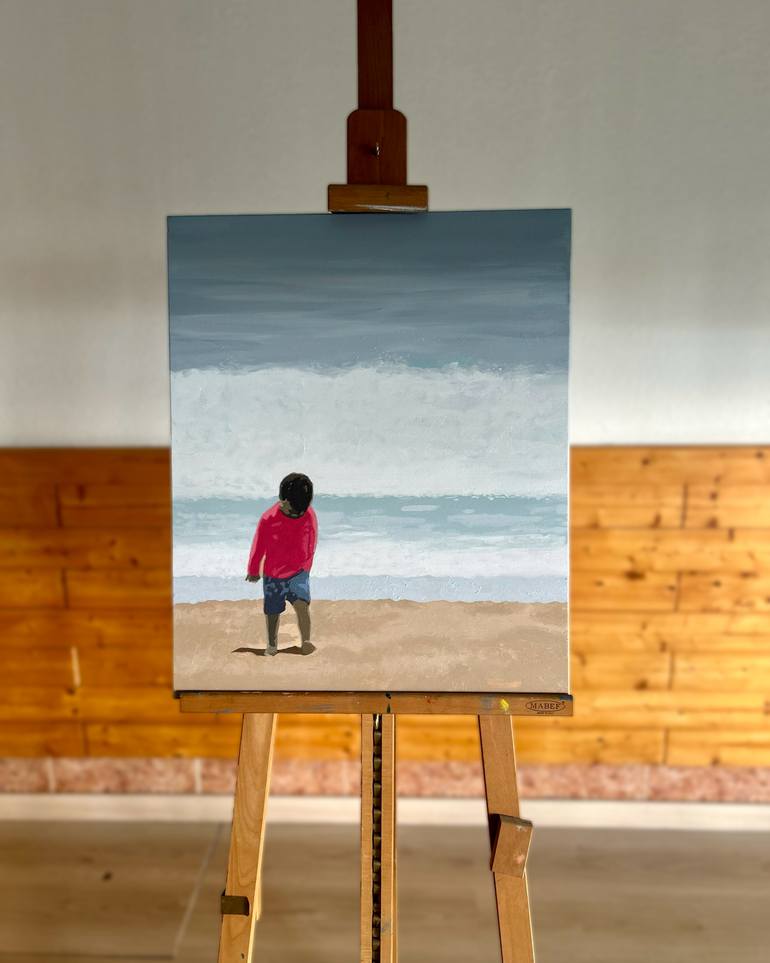 Original Figurative Children Painting by Daniel Gibert