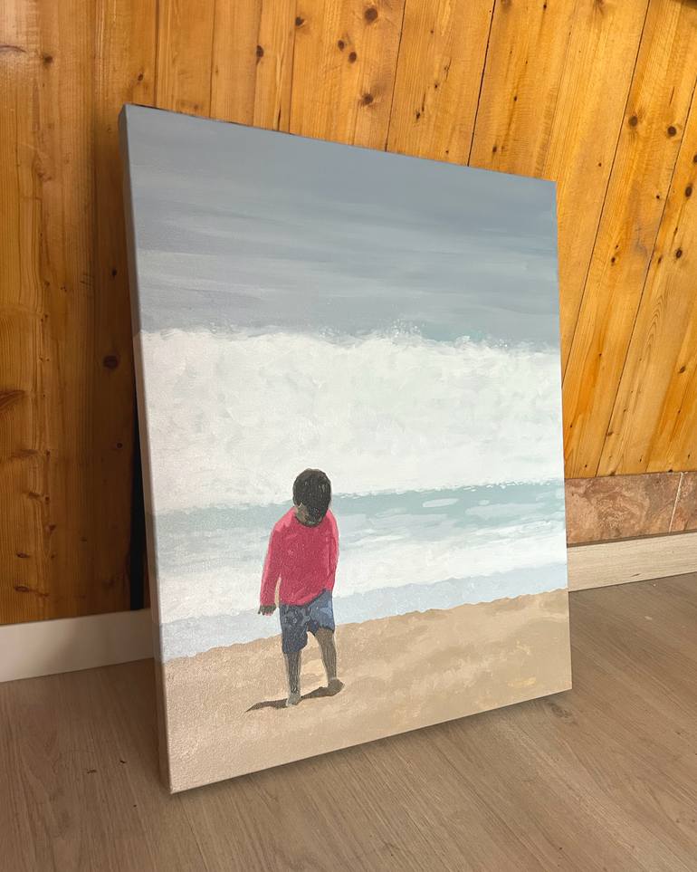 Original Figurative Children Painting by Daniel Gibert