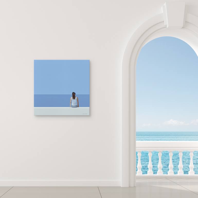 Original Conceptual People Painting by Daniel Gibert