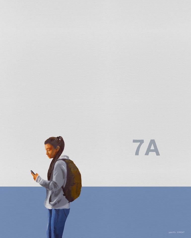 Print of Minimalism People Paintings by Daniel Gibert