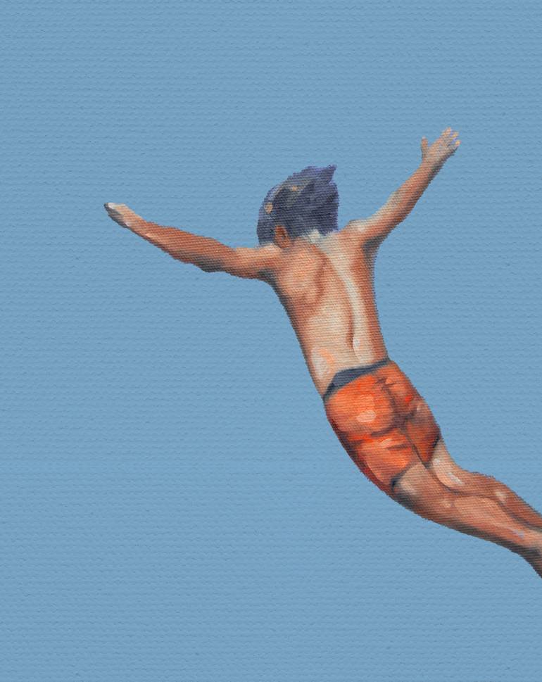 Original Conceptual Water Painting by Daniel Gibert