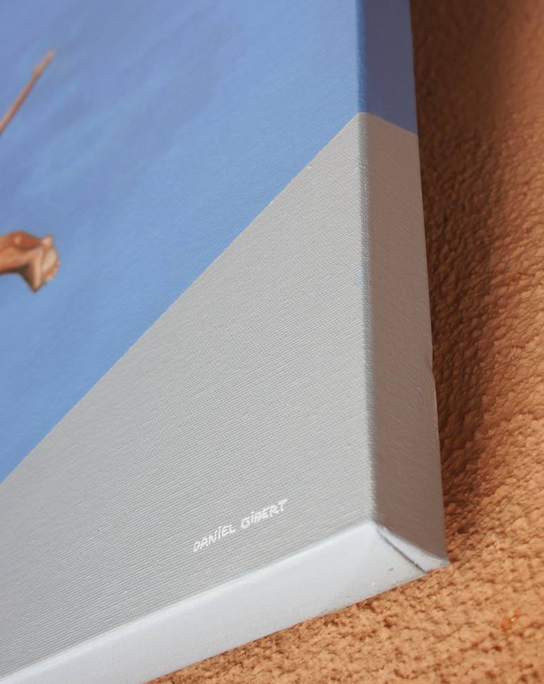 Original Conceptual Water Painting by Daniel Gibert